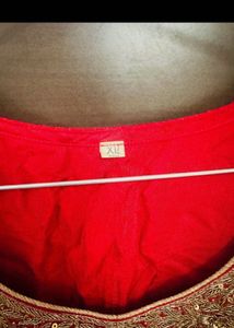 Red Lehenga Choli Set