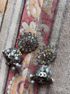 Silver Jhumka Earrings