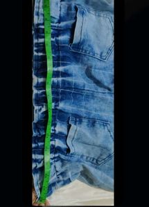Denim Tie Waist Shorts