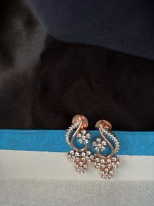 Rose Gold Plated Ad  Jewellery Set