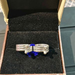 Silver spiral toe rings