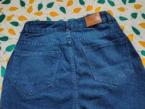 Dark Blue Straight Jeans