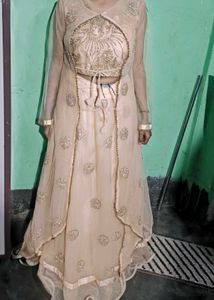 Elegant Ethnic Gown with Jacket