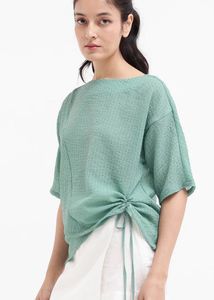 🍀Rareism Textured Green top - Xxs/35”