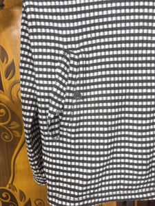 Checkered Zip-Up Hoodie