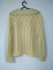 Butter Yellow Knitted Cardigan