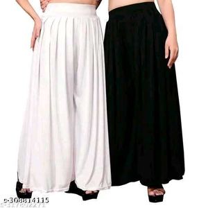 White Lace Palazzos