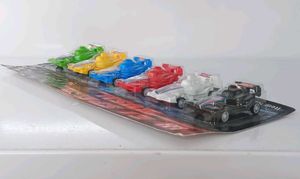 6 Race Toy Car Set (Plastic)