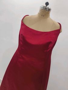 satin gown