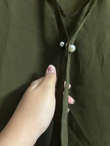🆕 “Annabelle By Pantaloons” Olive Top