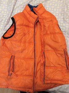 Orange Puffer Vest