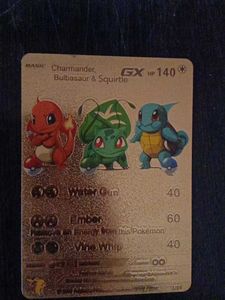 Rare Pokemon Golden Cards