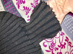 Sparkly Turtleneck Top