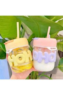 Cute Pearl Accent Glass Tumbler