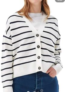 New With Tag Premium Stripped Korean Cardigan