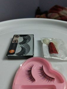 Two Eye Lashes + Nails Combo
