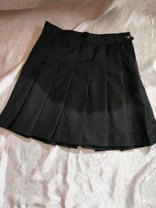 KOREAN BLACK PLATED SKIRT 🖤🐈‍⬛