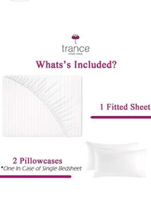 Trance Home Linen Fitted Bedsheet set