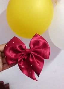 Small Cute Bow Combo Red