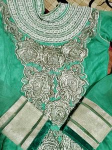 Elegant Green Gown Suit💗