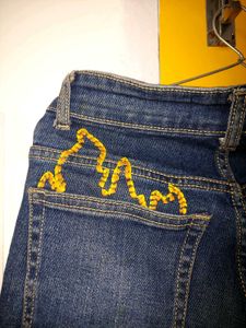 Dark Blue Denim Jeans
