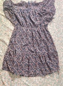 Floral Print Mini Dress