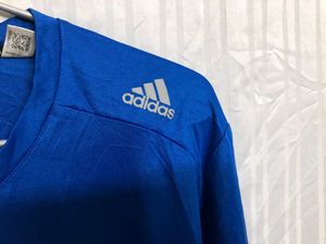 Adidas Running Blue Long Sleeve T Shirt