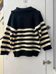 Black &amp; White Pullover