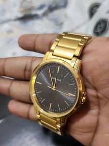 Sonata Gold Watch