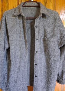 Herringbone Shirt Jacket