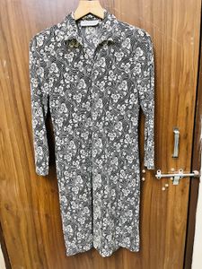 Floral Print Shirt Dress