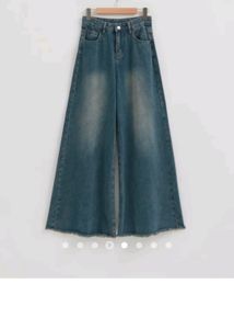 Savana raw hem high waist jeans