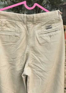 khaki/ beidge Wrinkle Free  Corduroy Trousers .