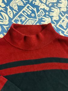 Bold Striped High Knock Sweater Top ♥️