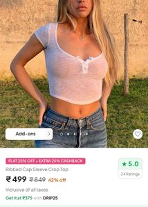 Ribbed Crop Top