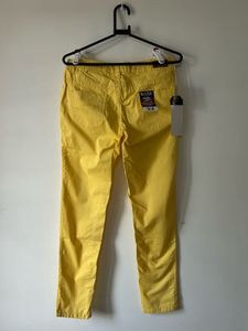 Yellow Casual Pants