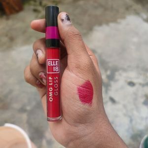 Elle 18, OMG LIP GLOSS, In The Shade Rose All Day.