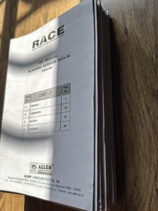 All Allen Race and compedium (11th &amp; 12th)