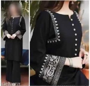 Elegant Black Kurta