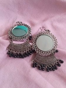 Oxidized Ear Rings