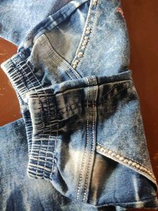 Cute Embroidered Denim Jeans