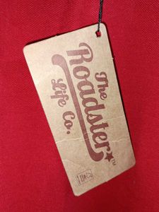 NEW ROADSTER Men&#39;s Oversized Polo T-shirt Red ♥️
