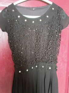 Rich Black Maxi Gown