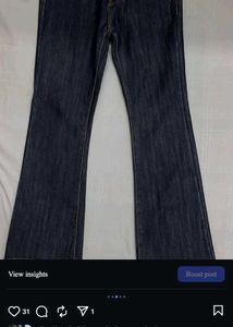 Flare Low Waise Leg Jeans