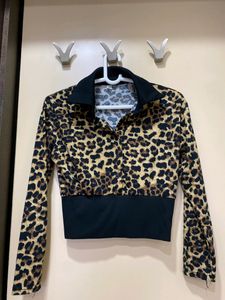 Cheetah Print Crop Top