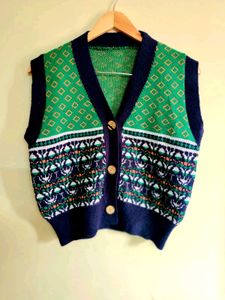 Green Colour Vest Size-40