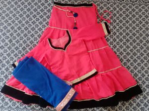 Lahanga, Kurti & Odhani 💙💓