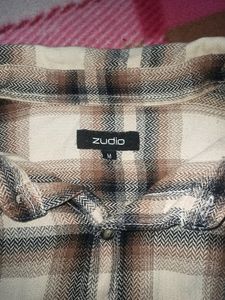 Zudio Men Shirt Beige And Brown