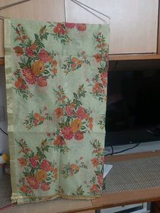 Floral Print Dupatta.  It Is New But Tag Not There