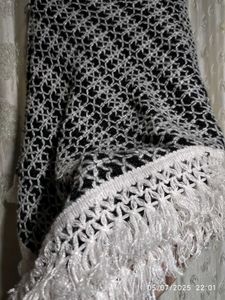 Crochet Poncho with Fringe